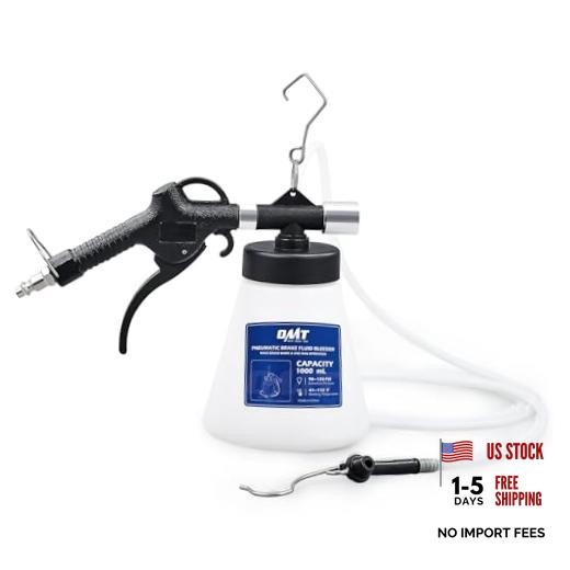 Pneumatic Brake Bleeder Kit, 1.06 qt. Brake Fluid Bleeder Kit with 8 Master 1L