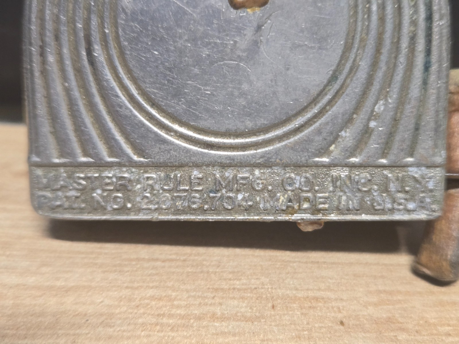 Vintage 1940’s Art Deco Master Tufboy Steel Tape Measure No. 308W-USA