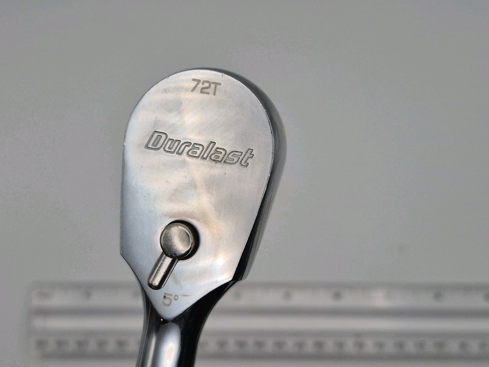 Vintage Duralast 3/8″ 72t Chrome Ratchet 73-870