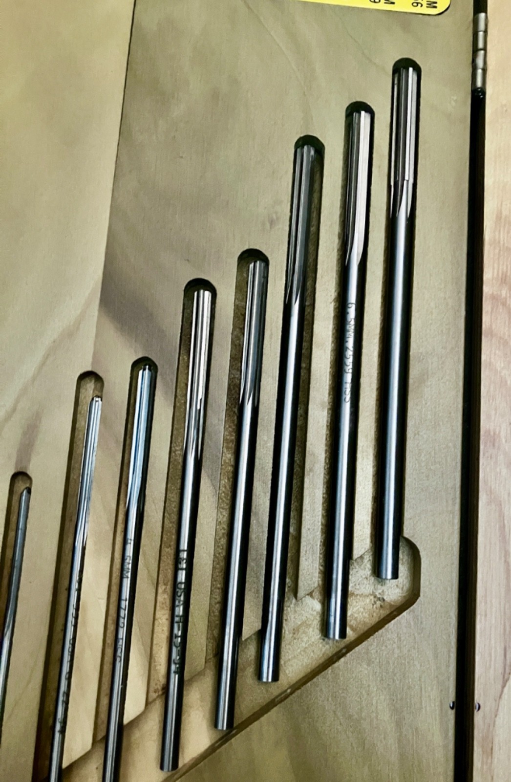 L&I Lavallee & Ide 13 pc Chucking Reamer Metric Set 1mm to 7mm – No. 16