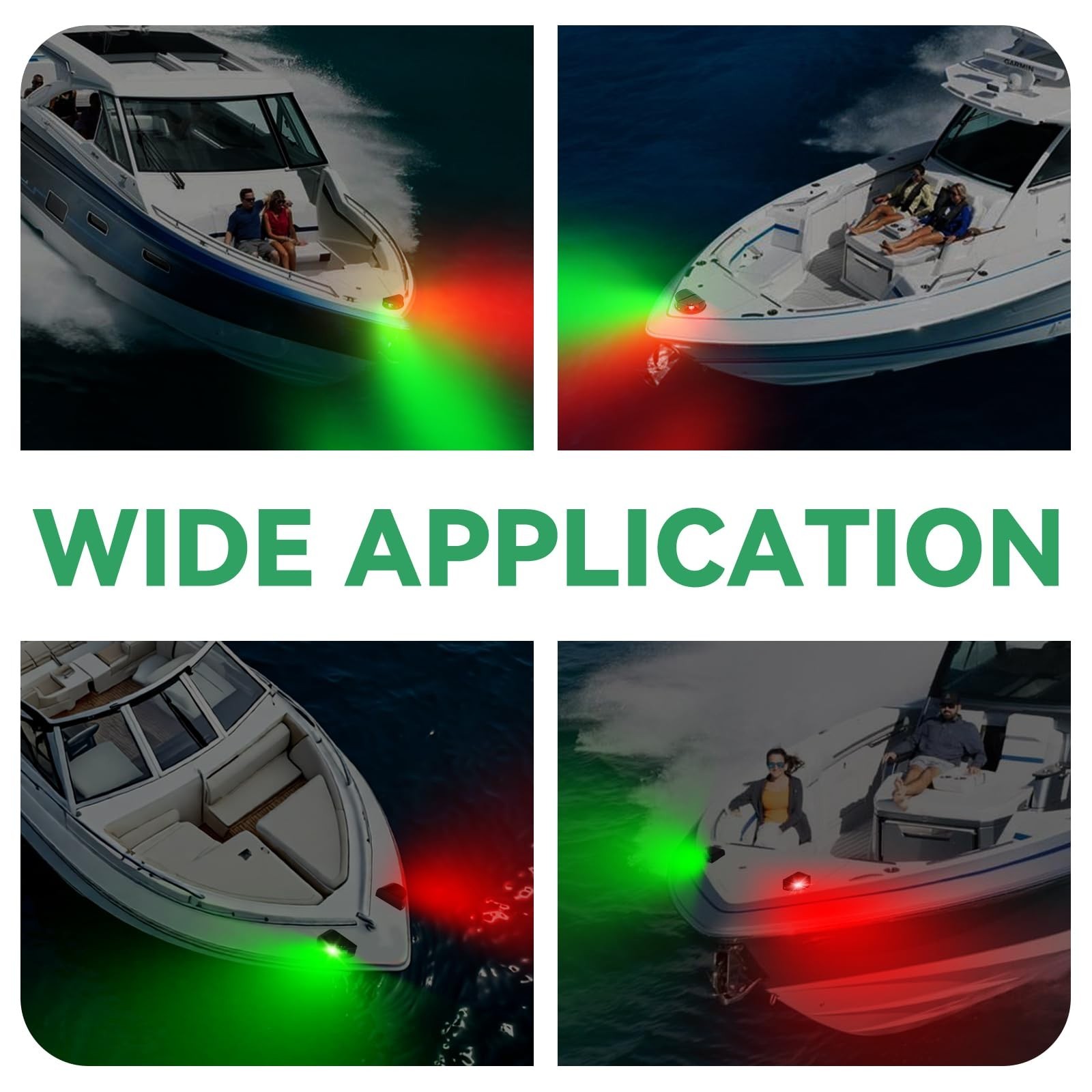 Boat Navigation Light LED,2-in-1 Split & Integrated 12V Marine Nav lights, IP…