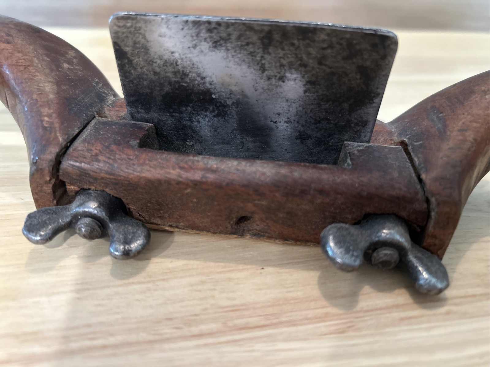 Spoke Shave Scraper Draw Knife Antique 11” Long With Metal Blade