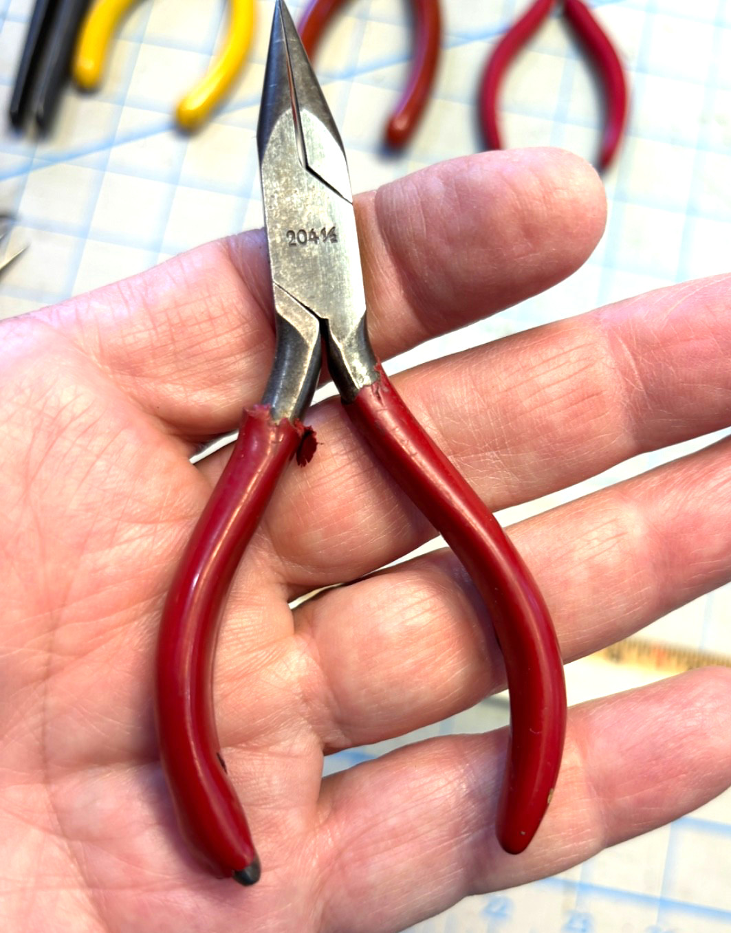 Vintage VIGOR Sweden BJ 204 1/2 Needle Nose Pliers Jeweler Watchmaker