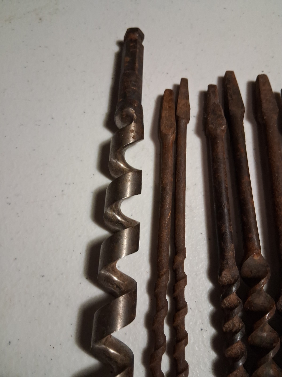 (LOT OF 20) Vintage AUGER BITS and (3) Metal Bits 23 Total