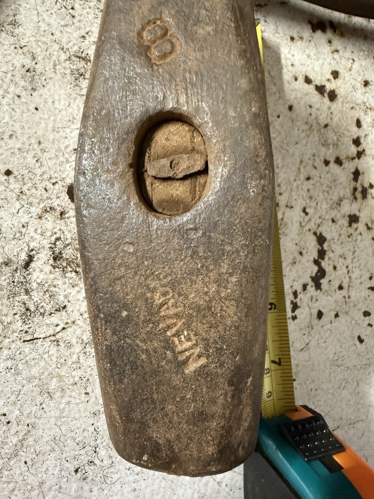 Vintage Nevada Pattern 8 Lb. Sledge Hammer Head