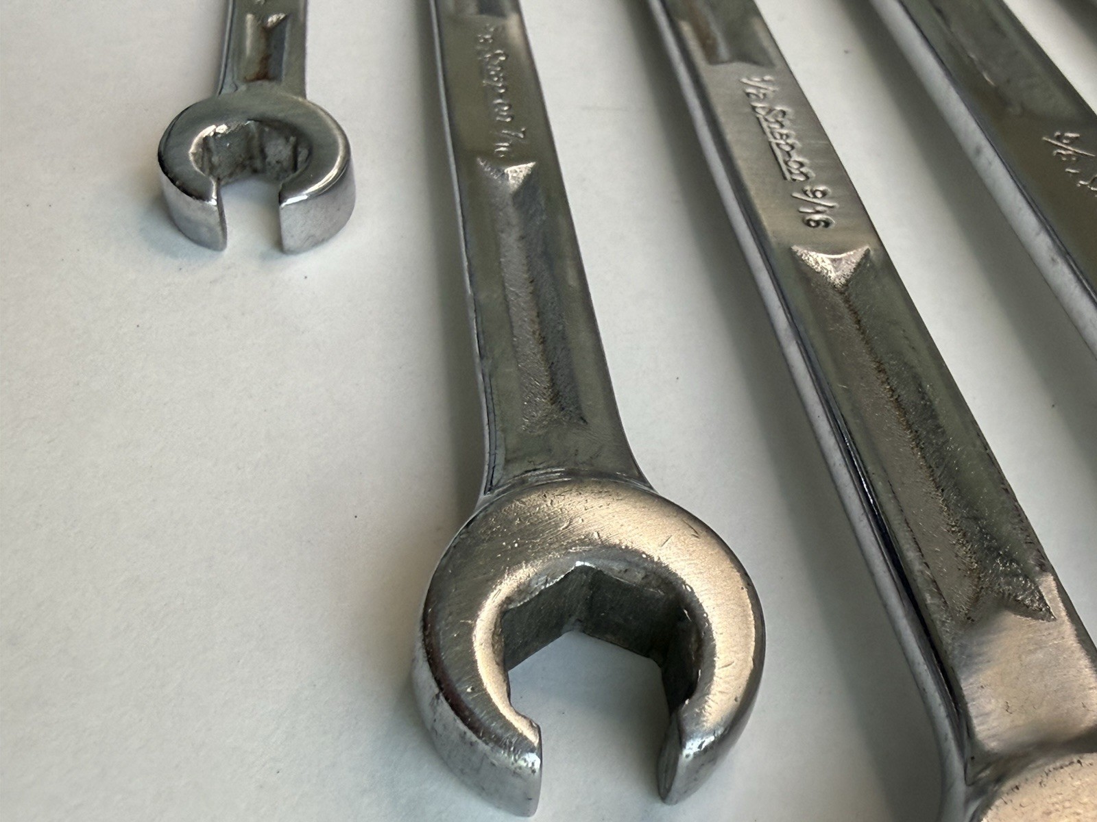 SNAP-ON Lot Of 5 SAE 6 POINT FLARE NUT LINE WRENCH