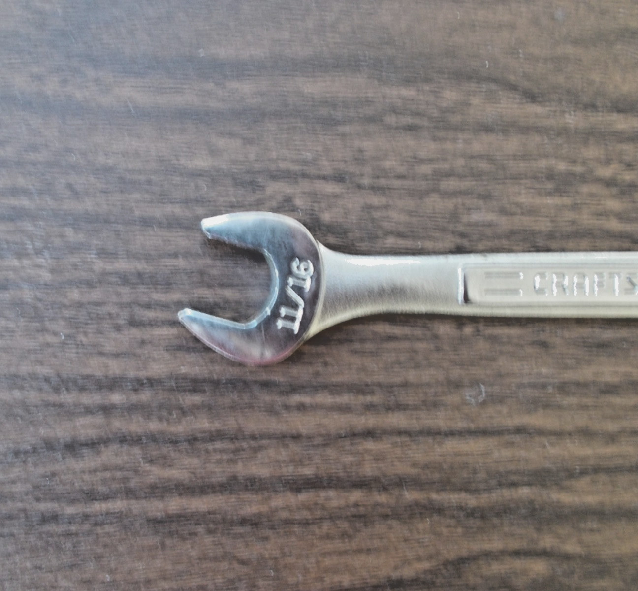 Craftsman 13/16″ & 11/16″ Double Open End Wrench 8.5″ Long Forged in USA