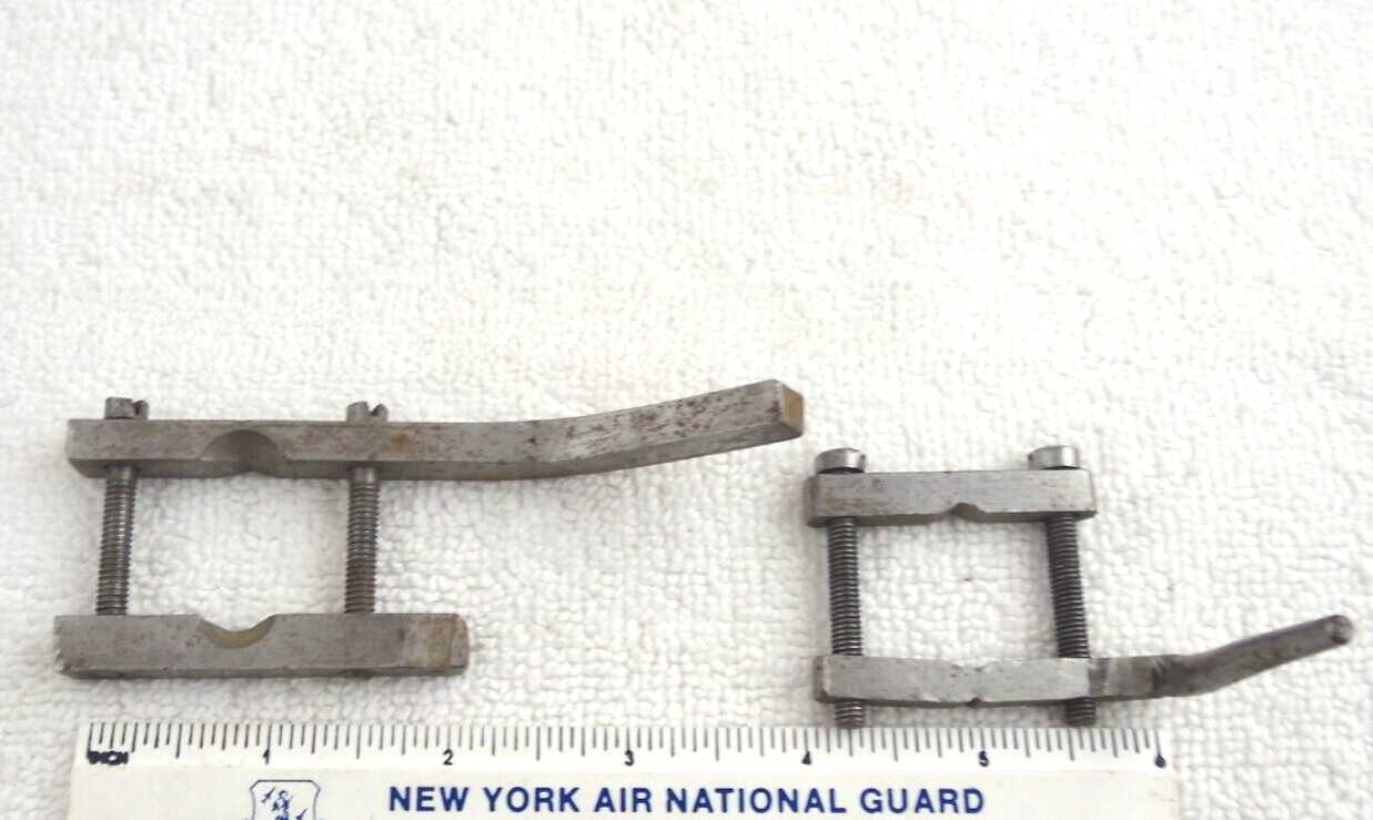 Vintage Machinist “Curved Clamps” custom made set up layout tools USA
