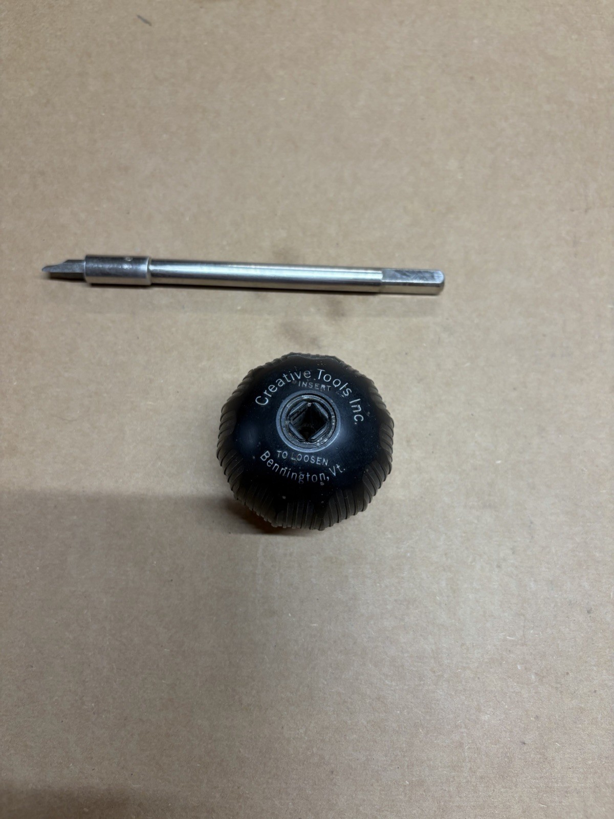 Vintage Creative Tools Inc.. Easy Driver Ratcheting Screwdriver. Made in the USA