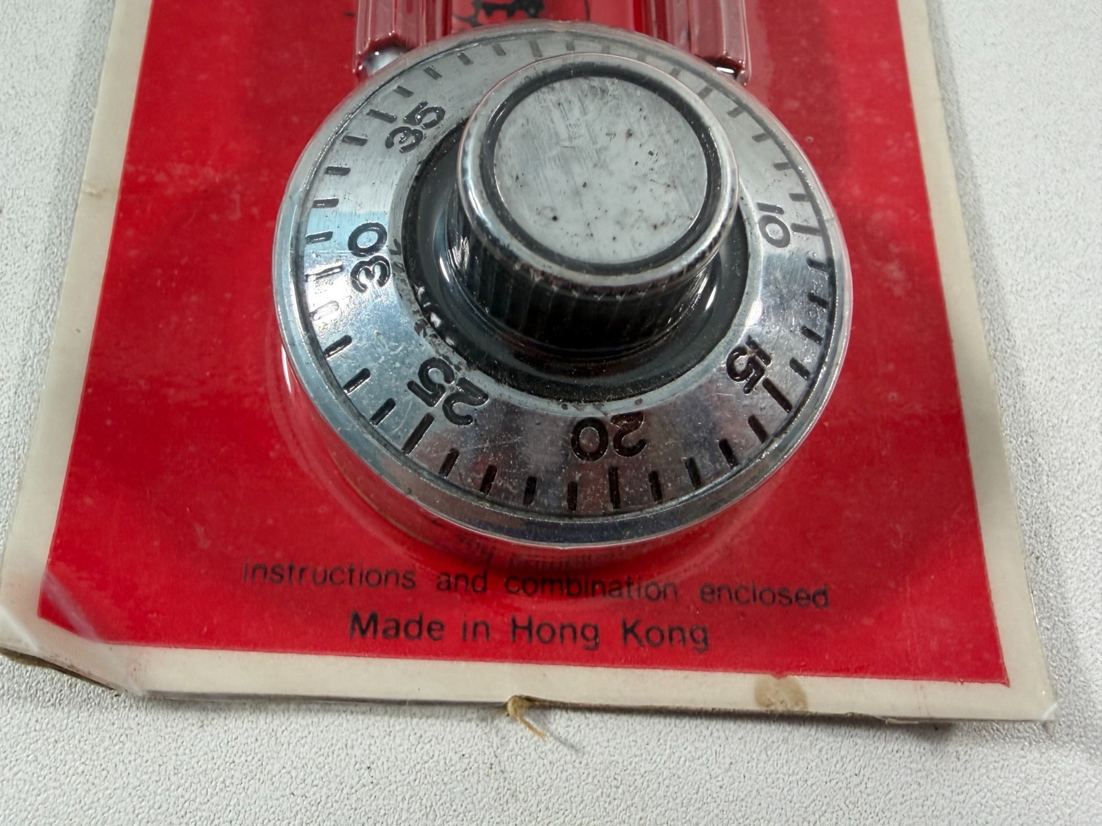 Vintage Sears Bike Shop Large Long Combination Lock 48721 NEW NOS