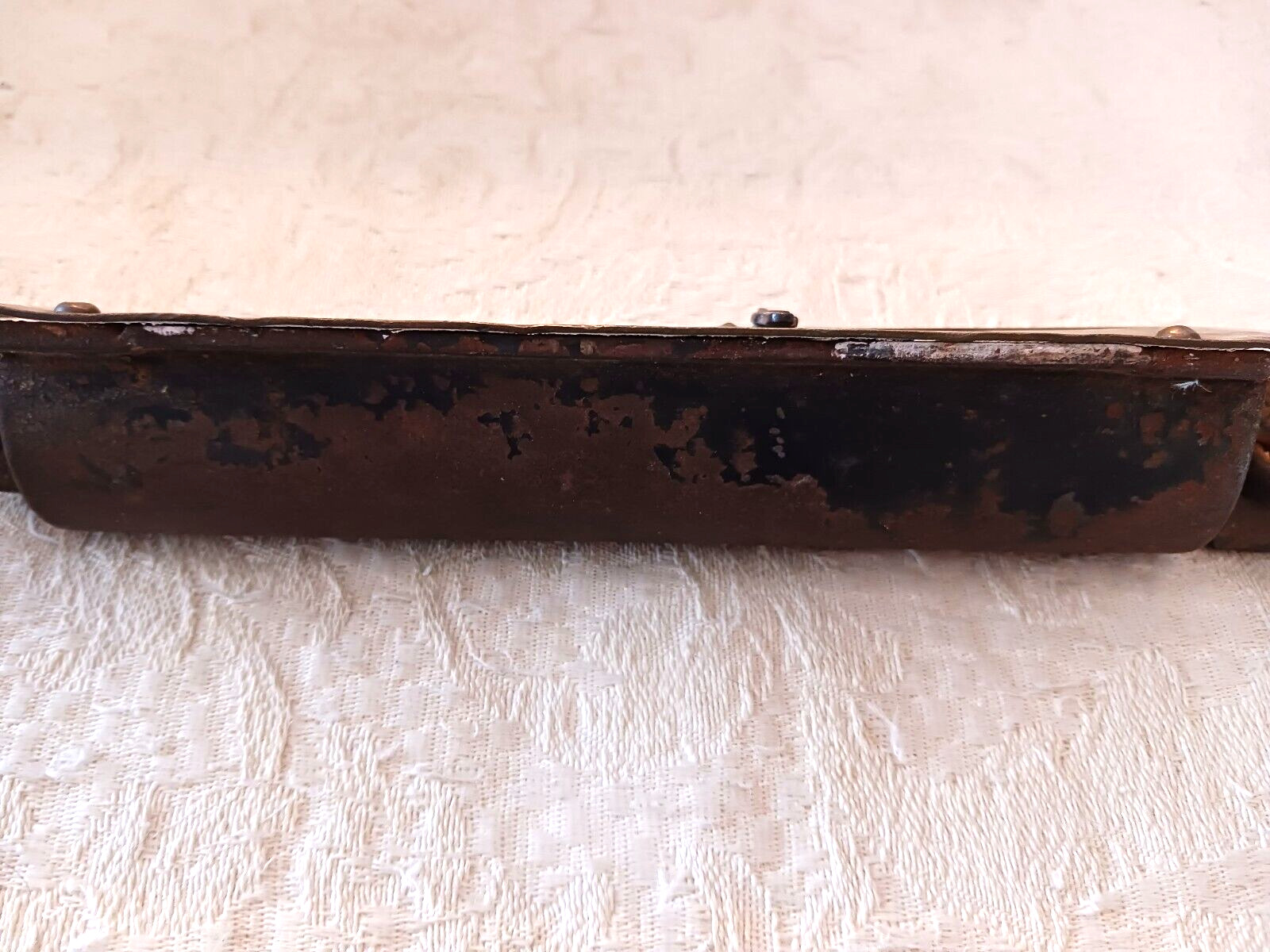 Antique Frary’s Hanging Scale Improved Spring Balance 50 Lb Brass & Cast Iron