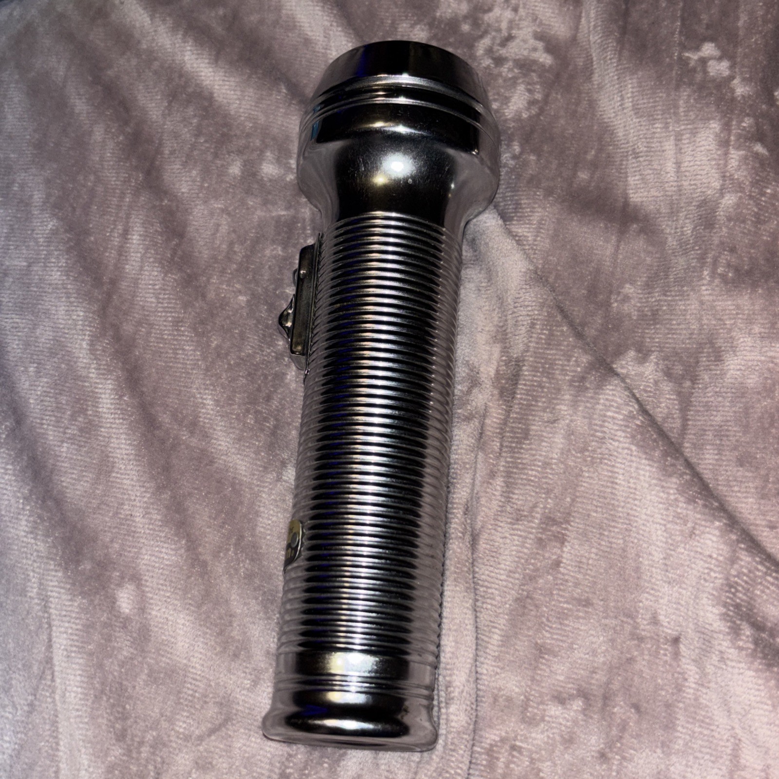 NICE Vintage 1960s Ray-O-Vac Sportsman Premium Grade Flashlight Ribbed WORKS
