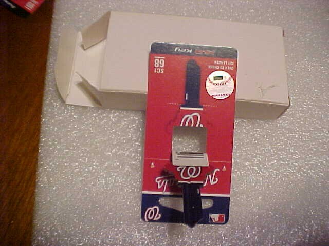 “CLEARANCE” WASHINGTON NATIONALS MLB SC1 68 Brand new uncut House Key Blanks