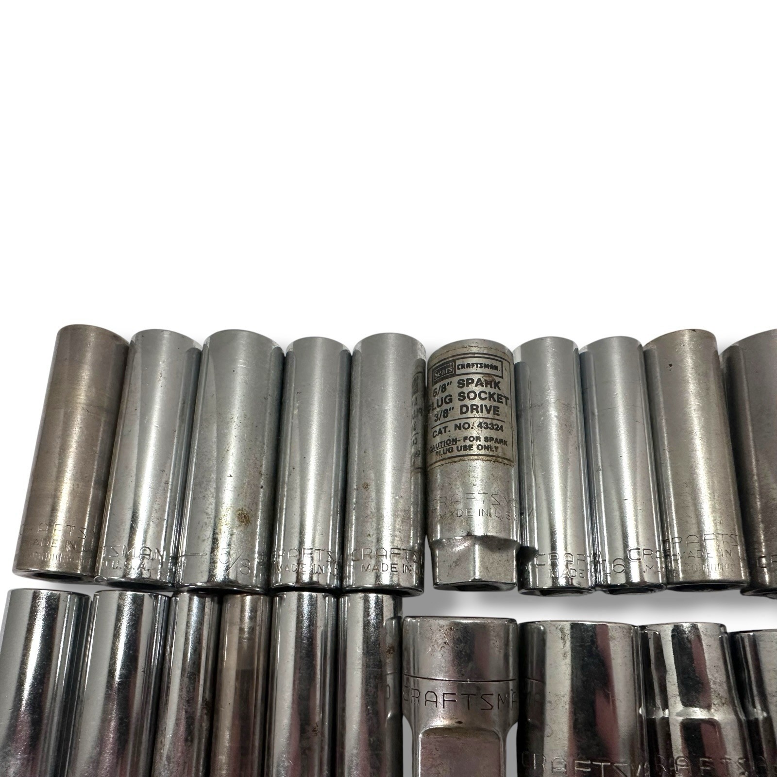 Lot Of 41 Vintage Craftsman Assorted Socket Lot Made In USA