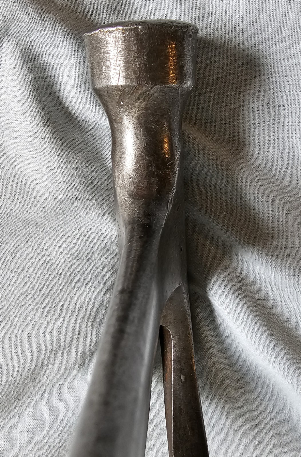 Vintage Buck Bros Bell Face Claw Hammer Stacked Leather Wrapped Handle EUC