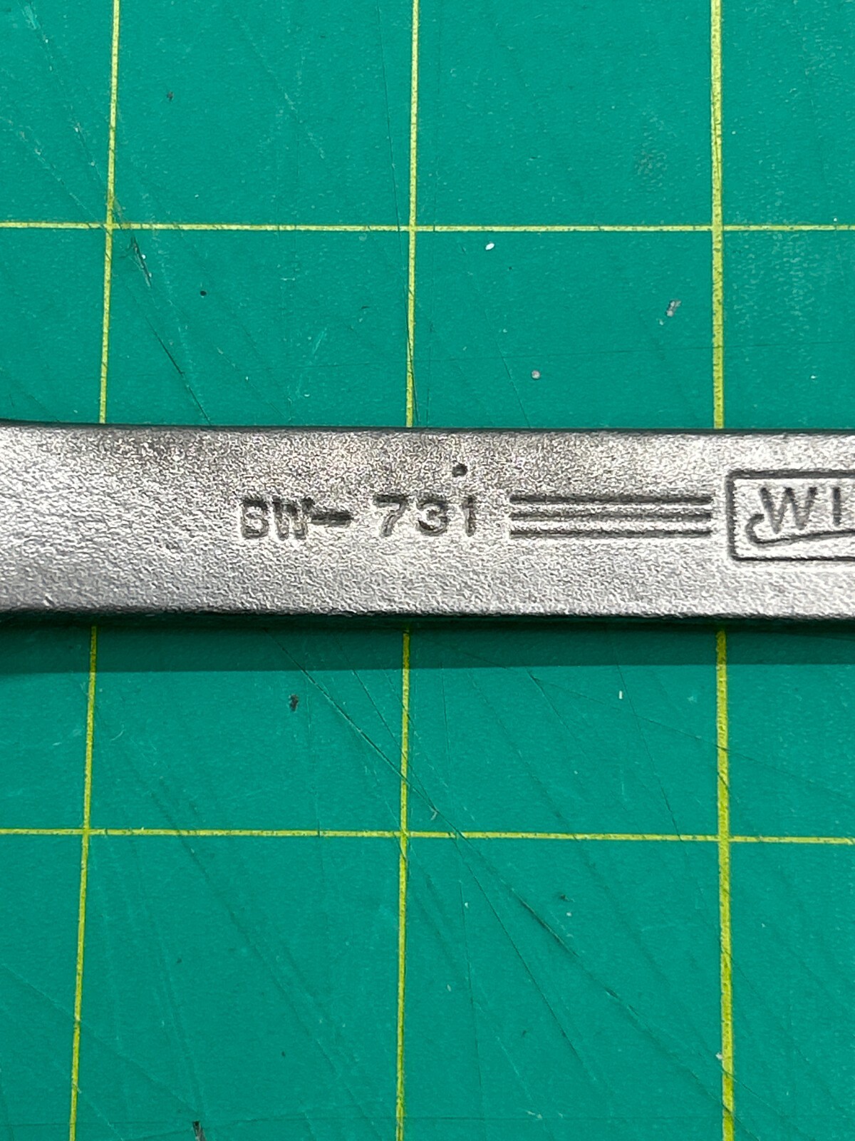 Vintage Wllumas Bw 731 -13/16-3/4 Double Open End Wrench Tool Made in USA