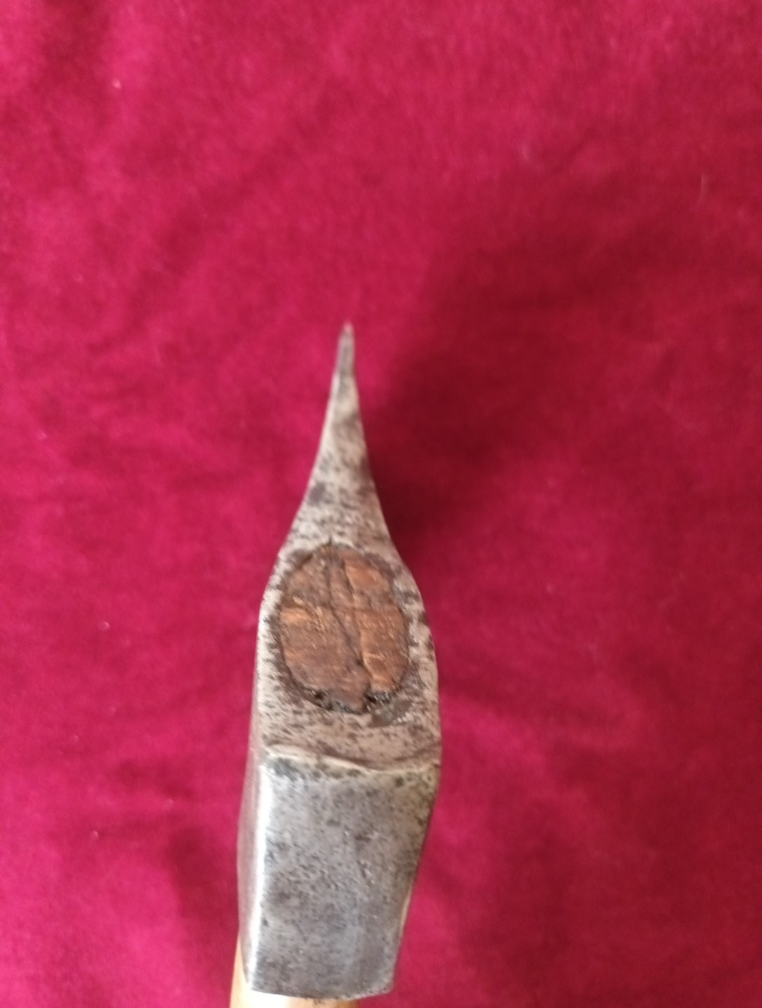 Vintage Forged Steel 500g Rhineland Pattern H Axe Camping Kindling Ash Handle