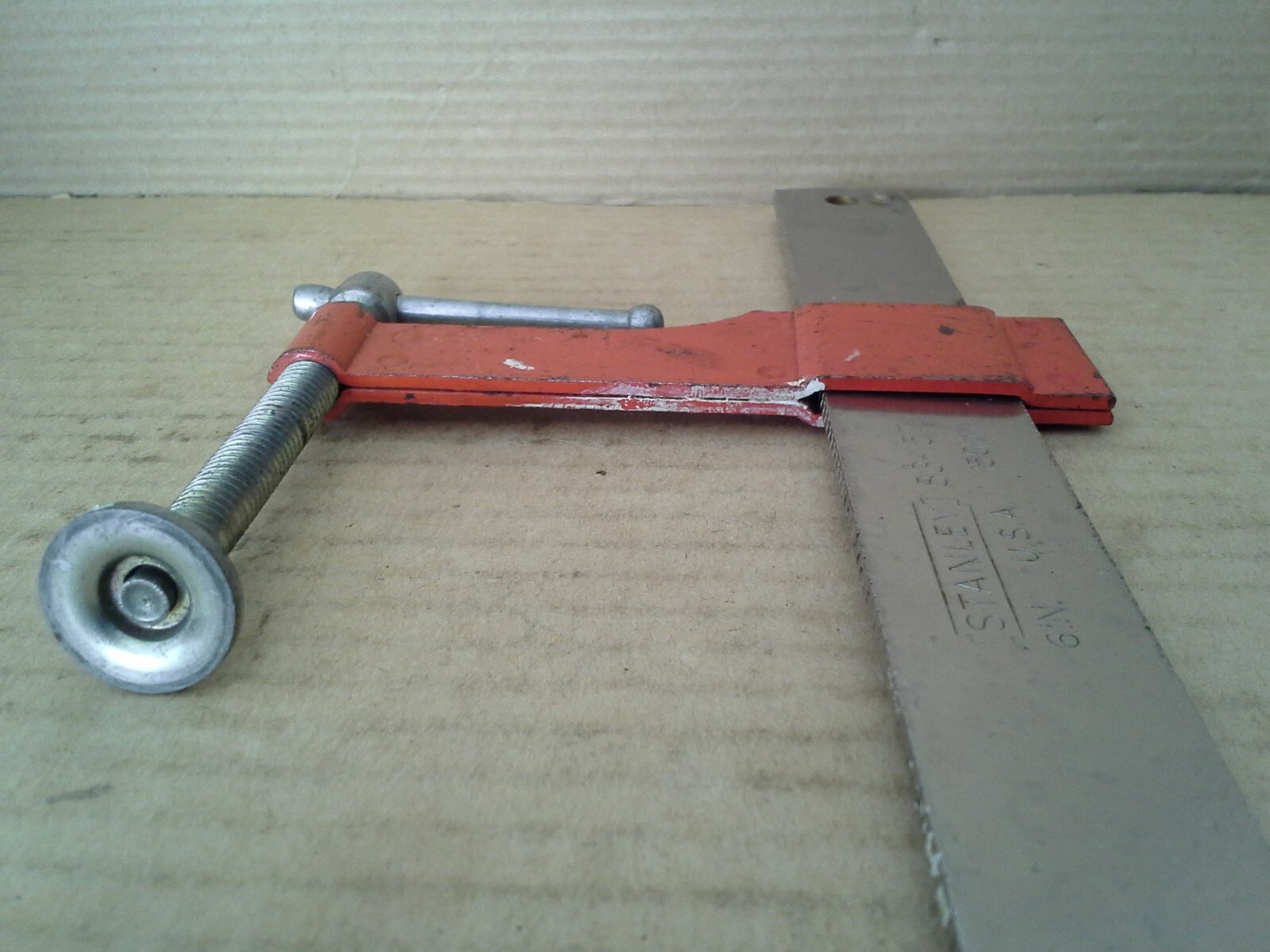 Vintage. Stanley No. 83-157 Wood Clamp. Made in USA. VGC