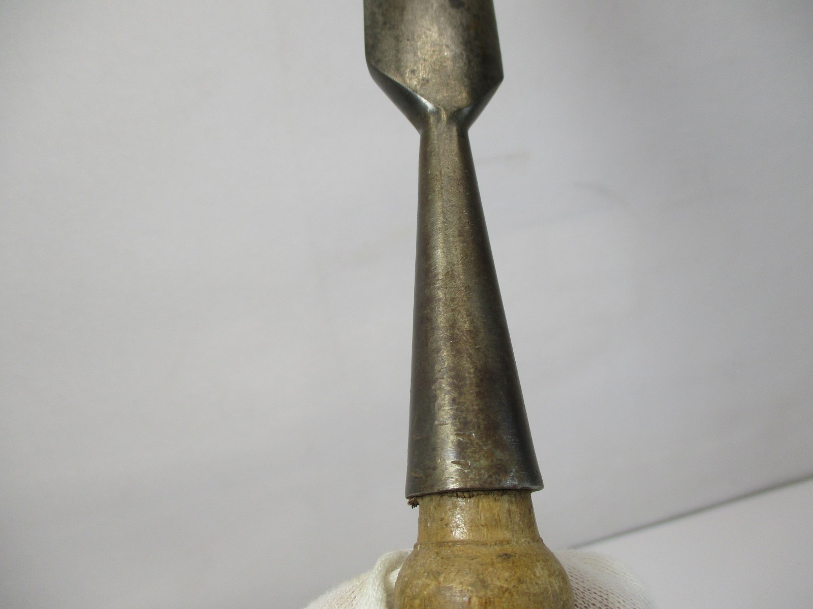 H.S.B. & Co. OVB Woodworking Lathe Gouge Chisel Wood Handle Spencer Bartlett VGC