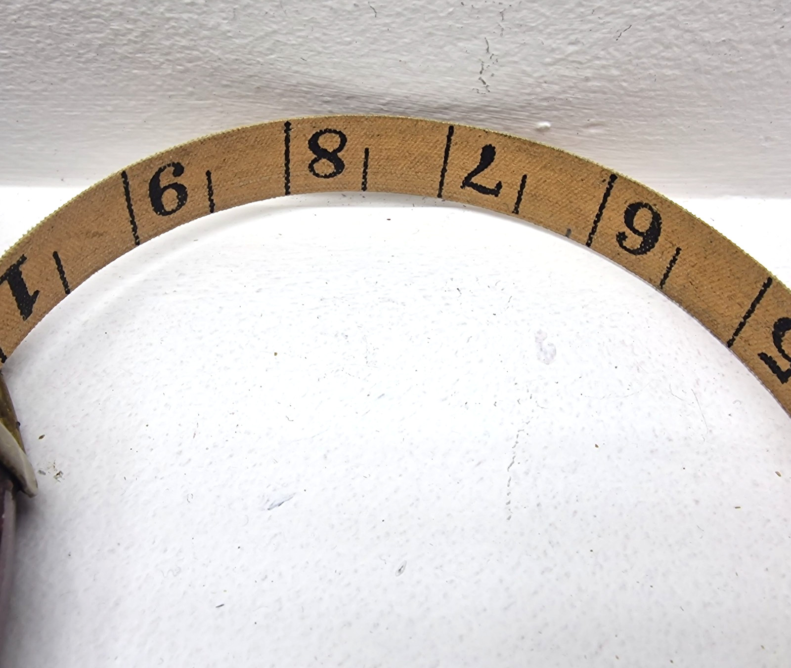 Tricle Bakelite Cloth Tape Measure 30m 100ft Brown Olympic China Vintage Case