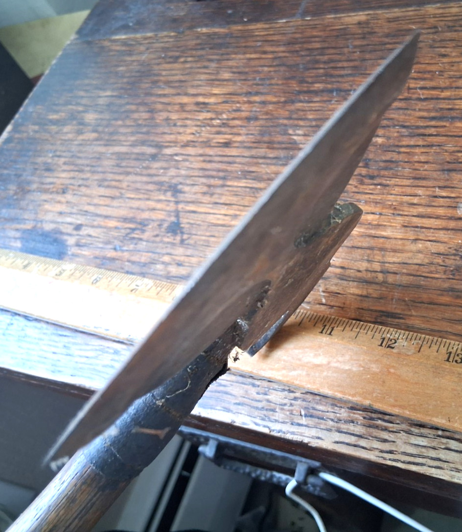 VTG #2 Buhl & Sons Co? Carpenters Hammer Claw Hatchet Axe Head 2 lbs. w/Handle
