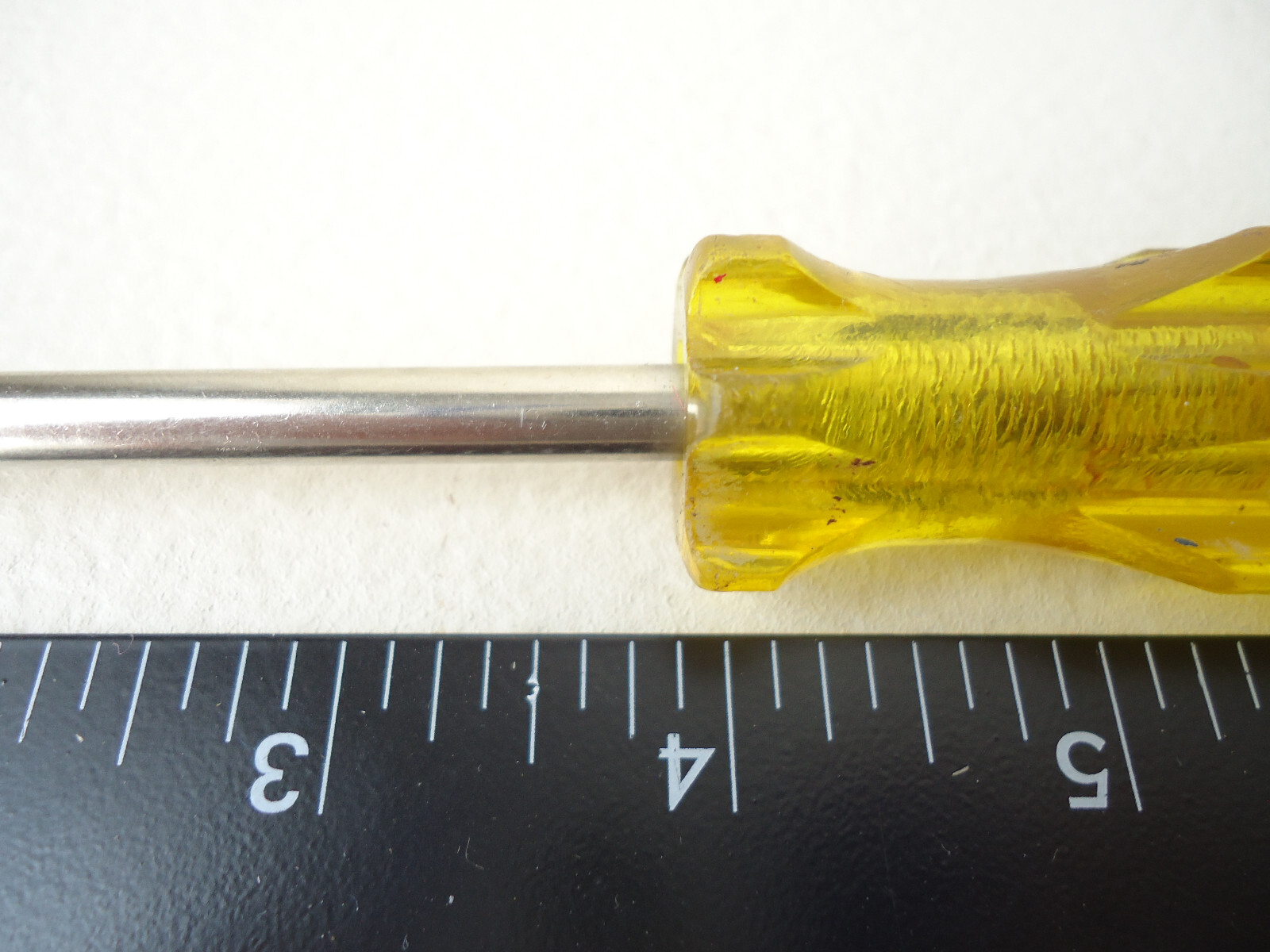 Vintage Challenger By Proto USA 7553 Yellow Slotted Screwdriver