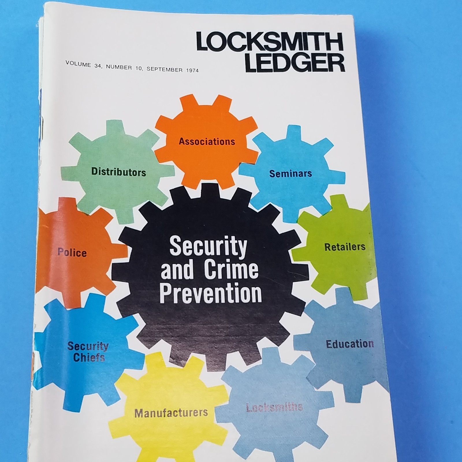Vintage Locksmith Ledger 1974 Lot Of 14 Monthly Volumes Booklets