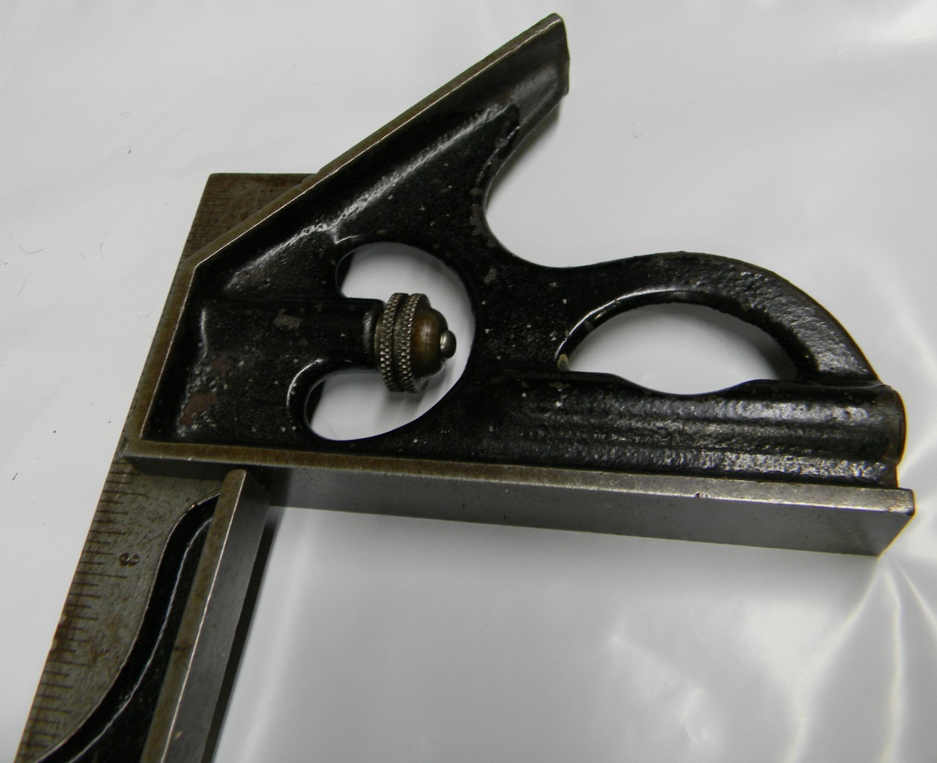 VINTAGE UNION TOOL CO MACHINISTS 12″ RULE & COMBINATION SQUARE AND PROTRACTOR