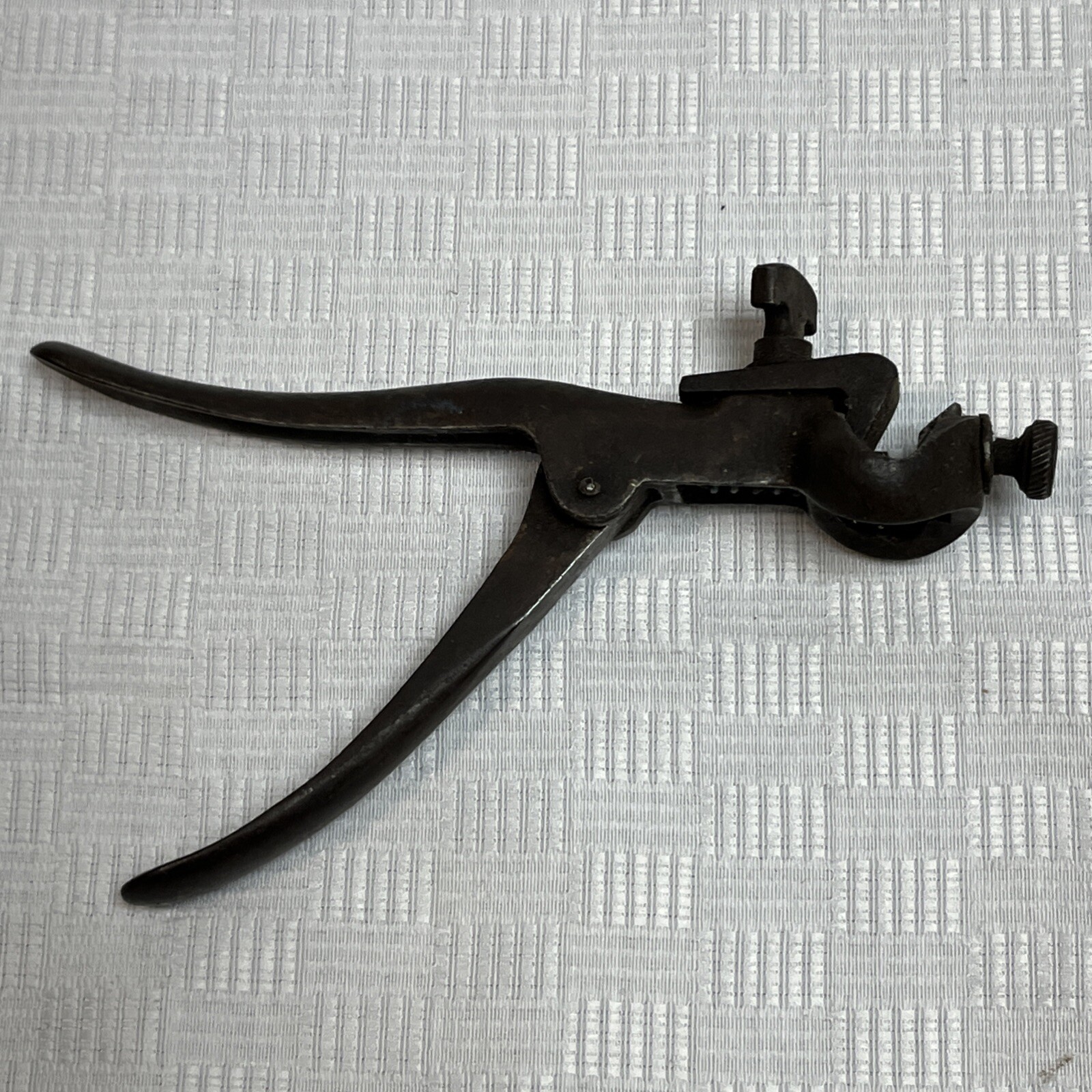 Rare Old Antique “Parr Tool Co Buffalo NY” Saw Set Iron New York Working Vintage