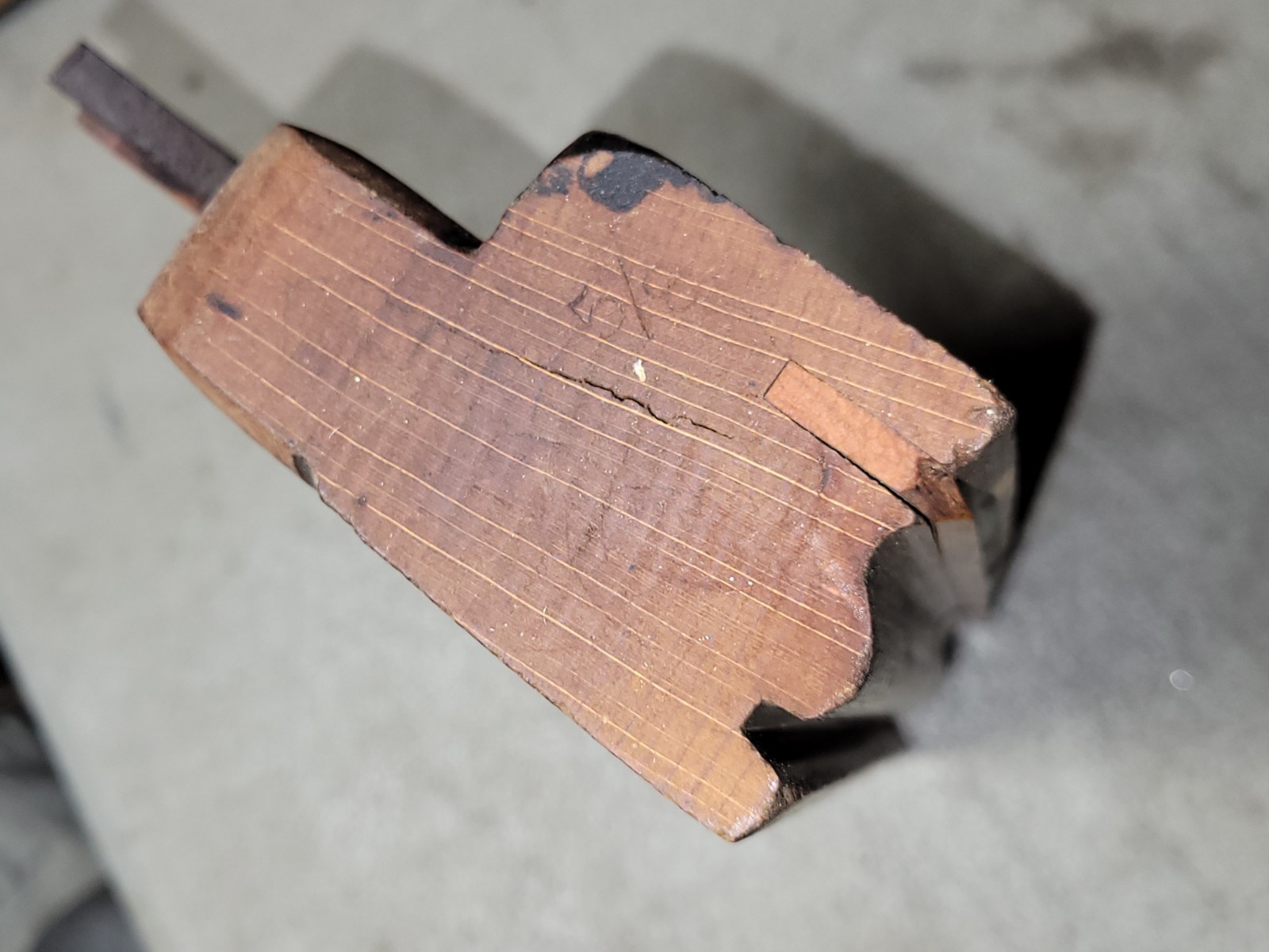 Vintage A & E Baldwin New York profile Molding Plane 1800s Wood Plane