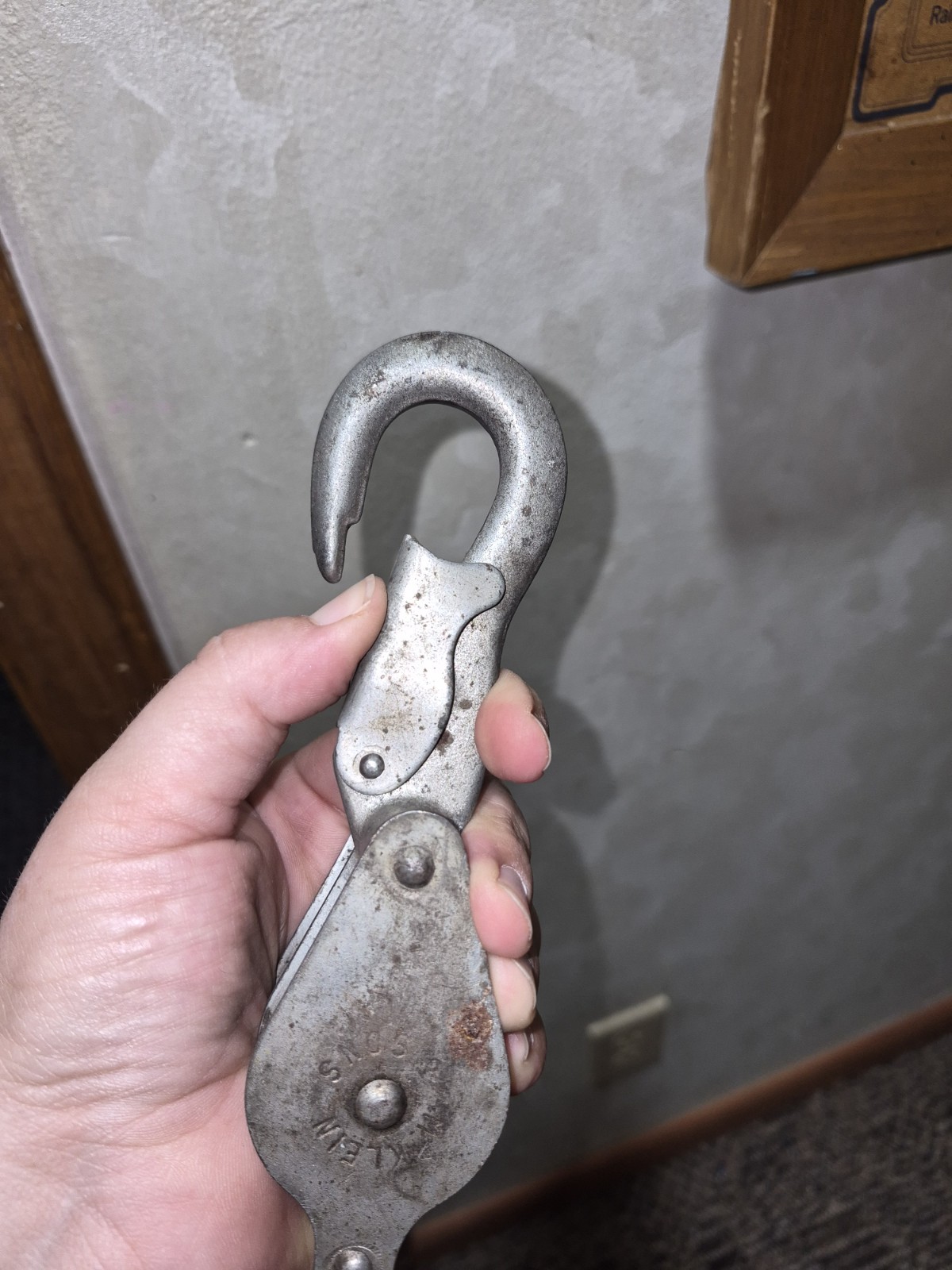 Vintage Klein Tools Pulley M KLEIN & SONS Chicago USA 1802-30