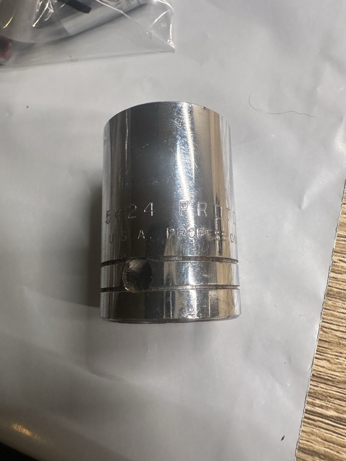 Proto Professional 5424H 3/4 in SAE 1/2” Drive 6 Point Shallow Socket USA