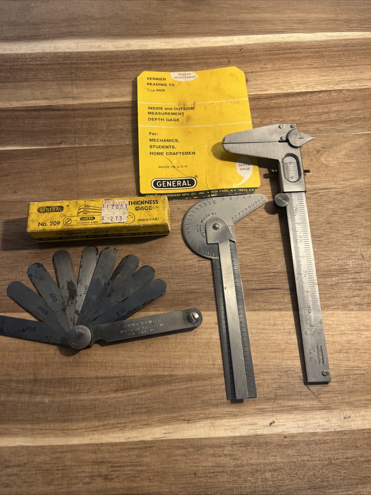 General Tools No 16 No 209 & No 721 USA