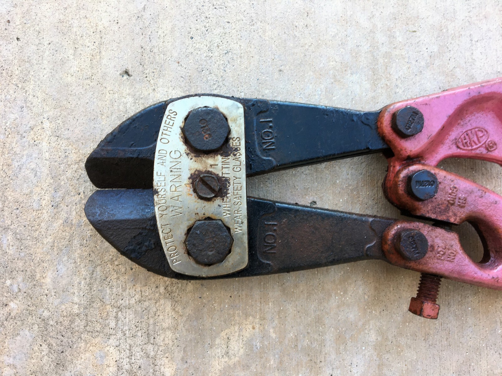 Power Pivot Bolt Lock Cutter 24″ H.K. Porter Boston Mass NO. 1 HKP