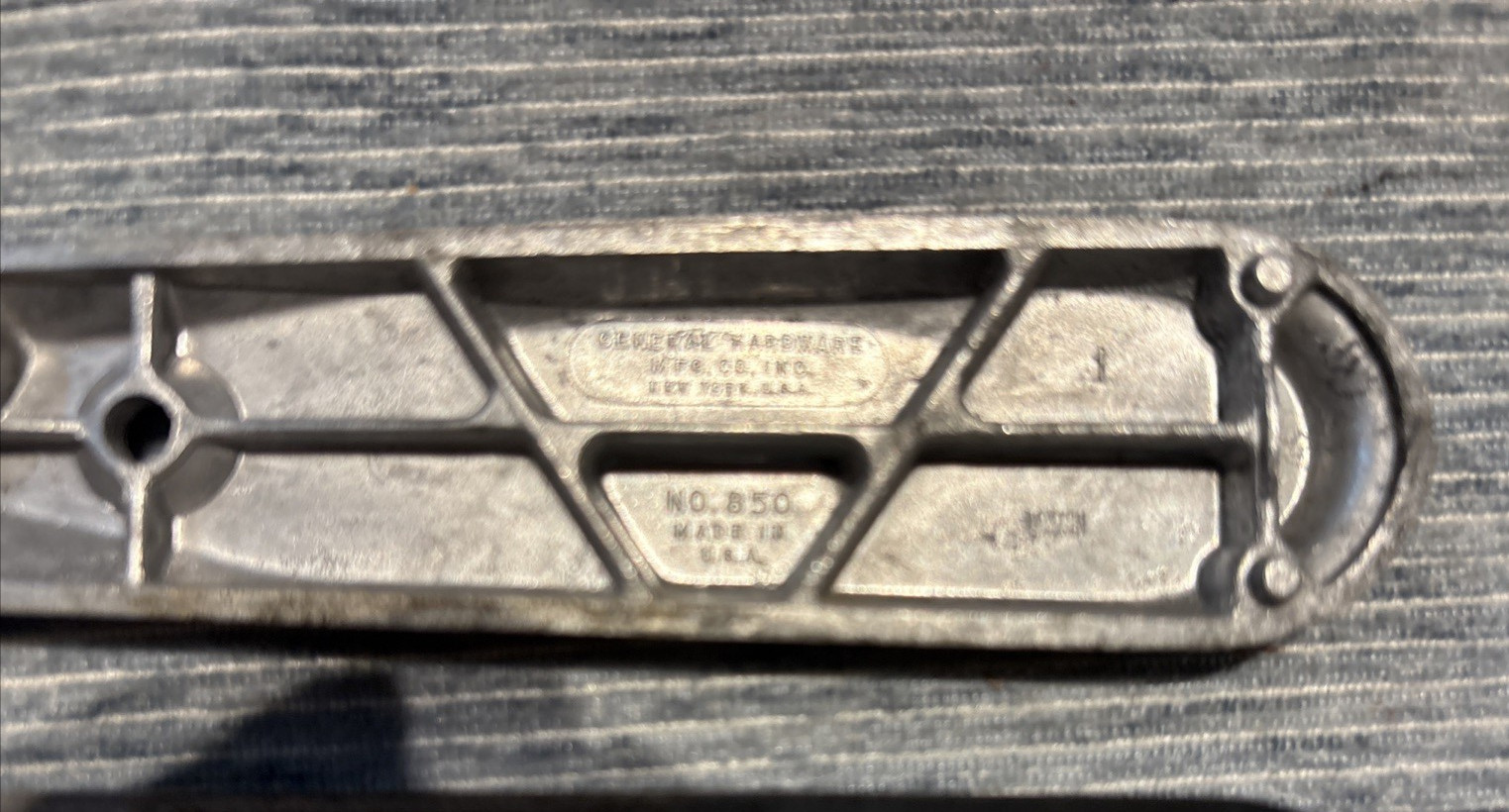 Vintage Craftsman Cast Aluminum Fixed Blade Utility Knife #850 – USA