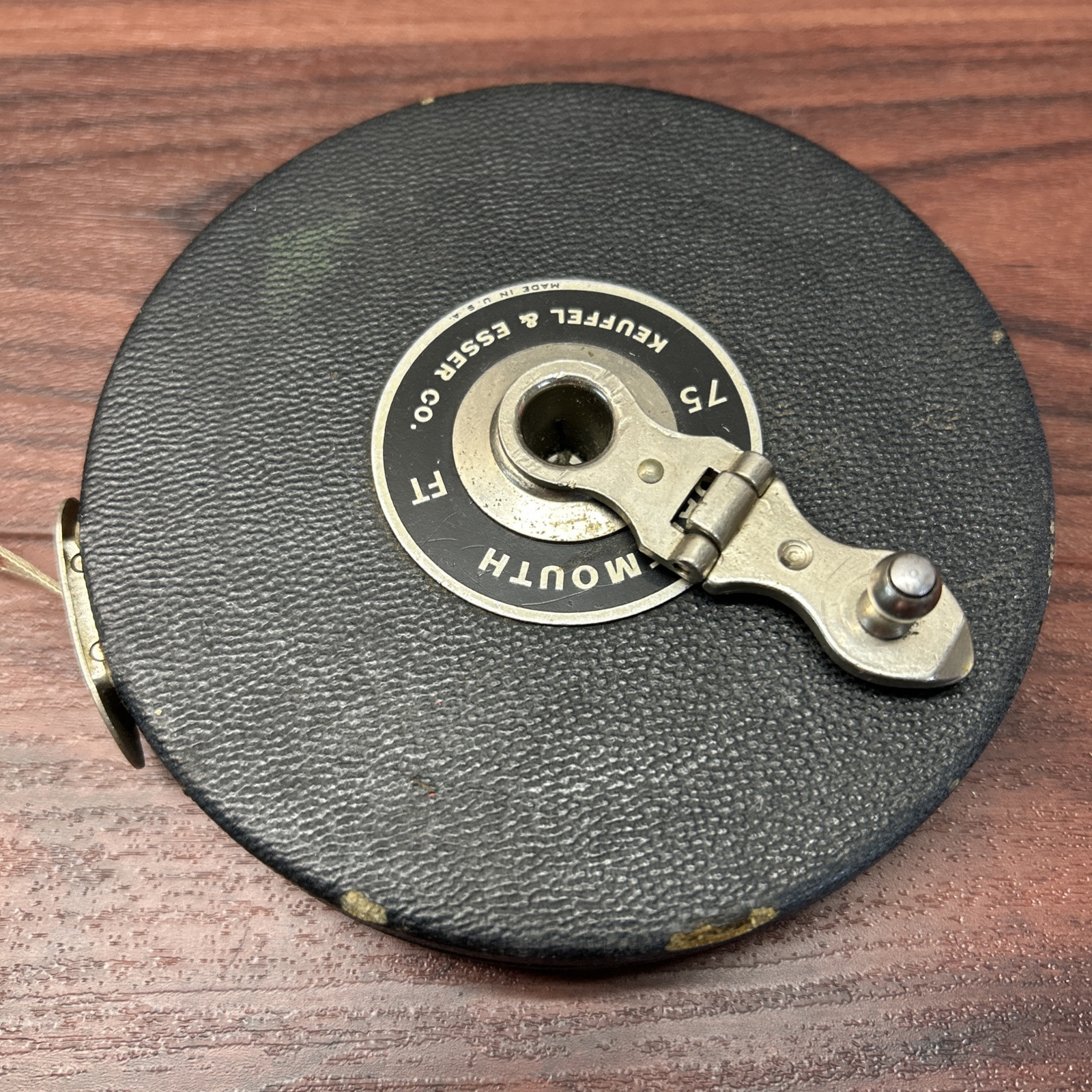 Vintage Dartmouth Keuffel and Essex Co. 75ft Measuring Tape