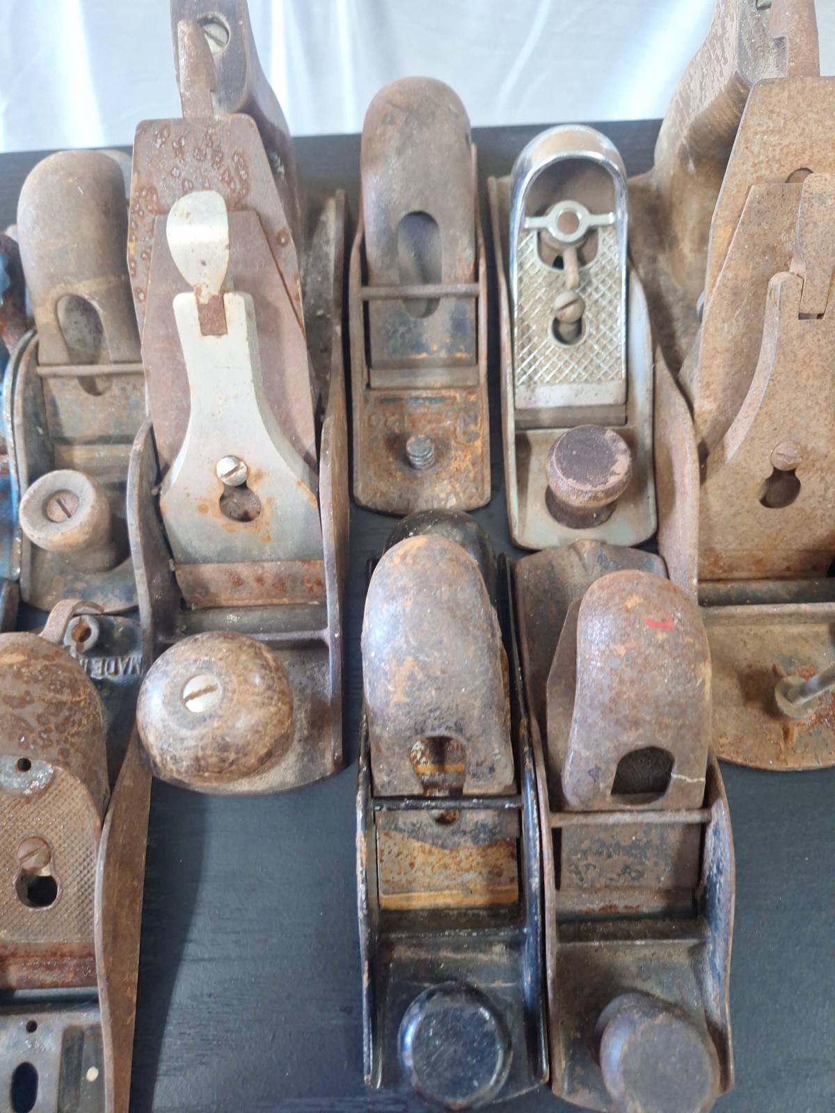 Wood Plane Mixed Lot Of 14 Tools Various Manufacturer’s See Pictures