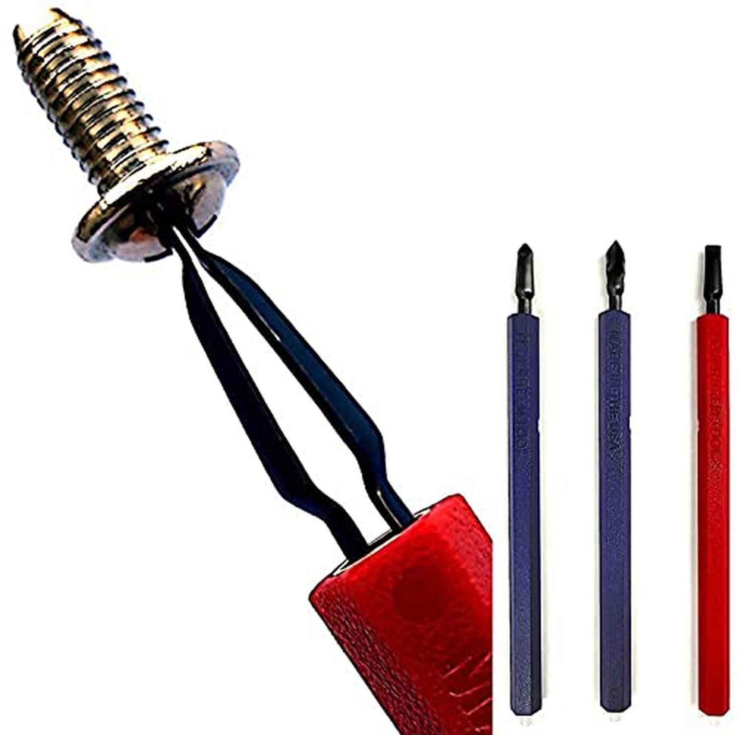 LLC Holding Screwdriver, Screw Starter (5 Pack – Slotted/Phillips)