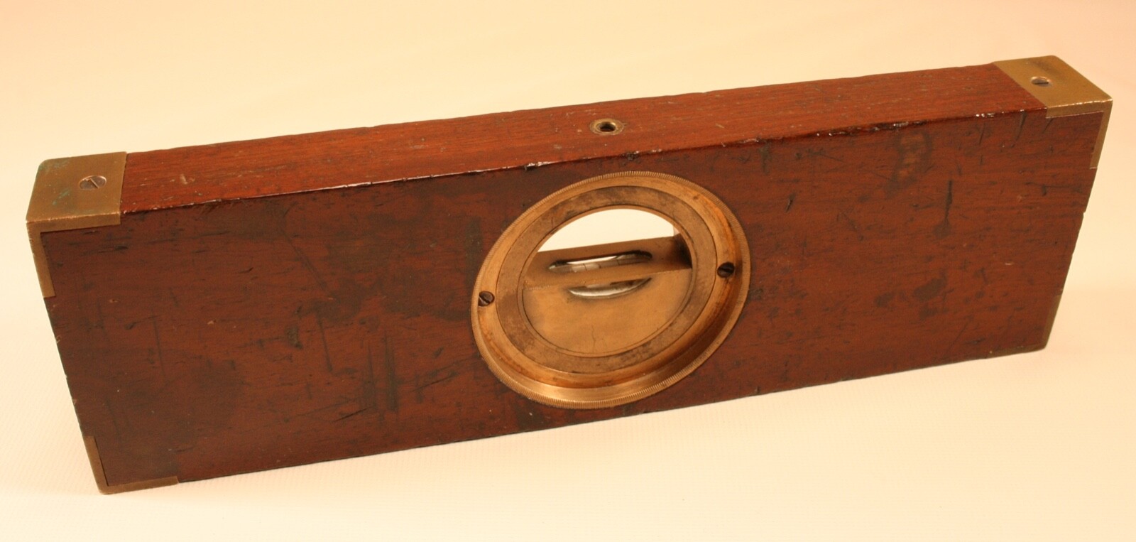 Rare Davis No. 2 12″ Mahogany Inclinometer