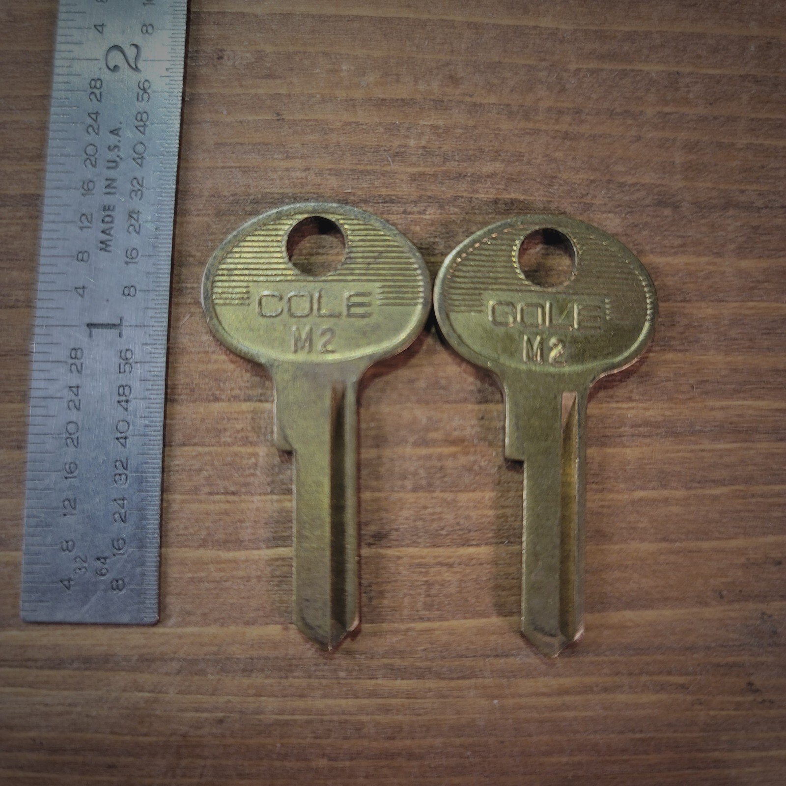 Lot of 2 Cole M2 Key Blanks – Lock Smith