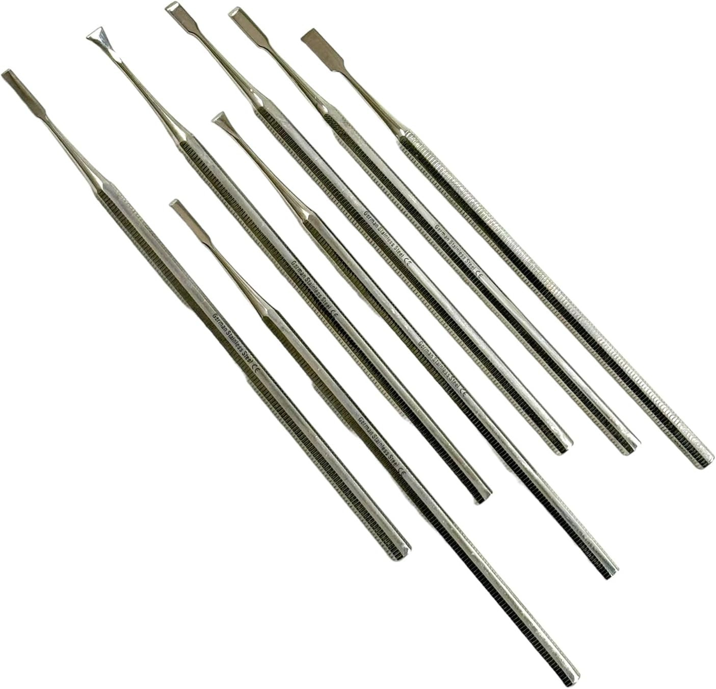 7 Pack Precision Mini Chisel Carving Tools for Detailed Small Crafts Such as Woo