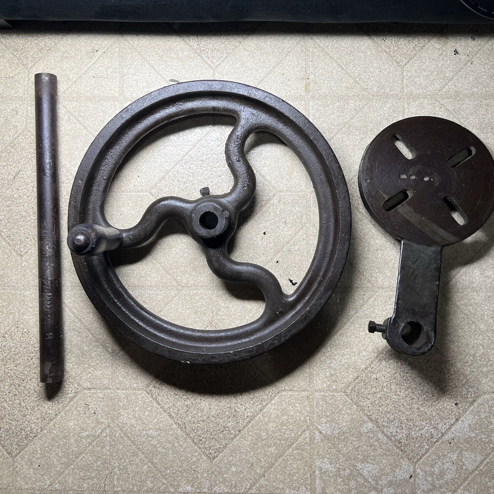 Champion Blower and Forge #103 Post Drill Hand Cranked Drill Press Antique Tool
