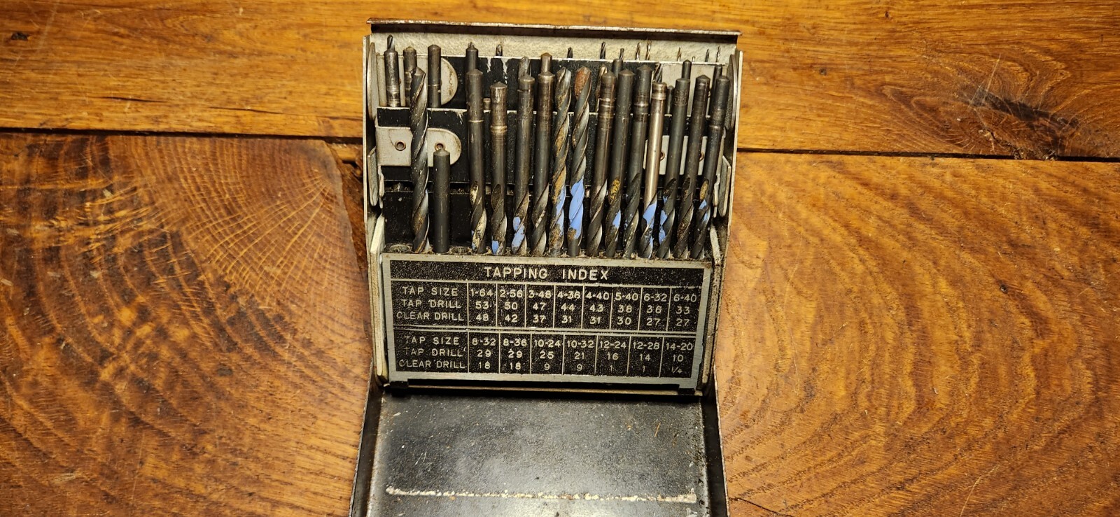 Vintage General Hardware MFG Co No 41 Drill Case With 3 Tiers, Made in USA