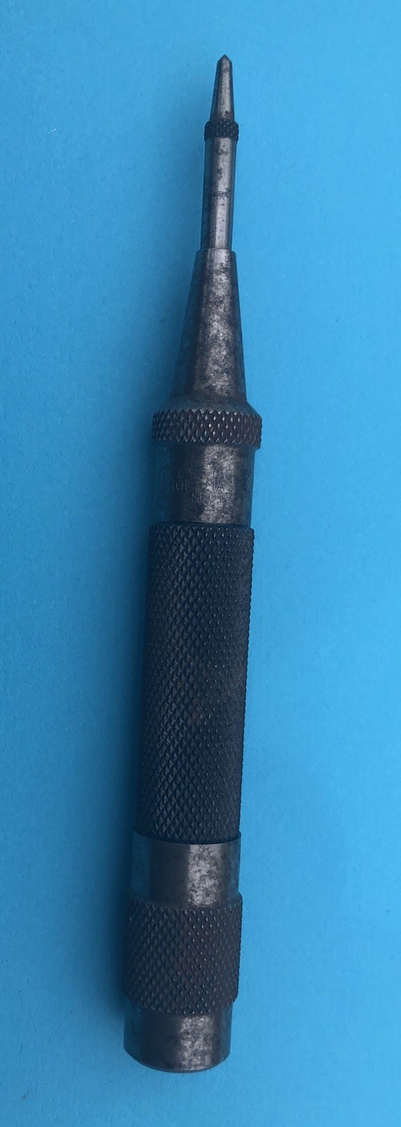 Vintage The L.S. Starrett Co. No. 18A Automatic Center Punch Athol, Mass. USA