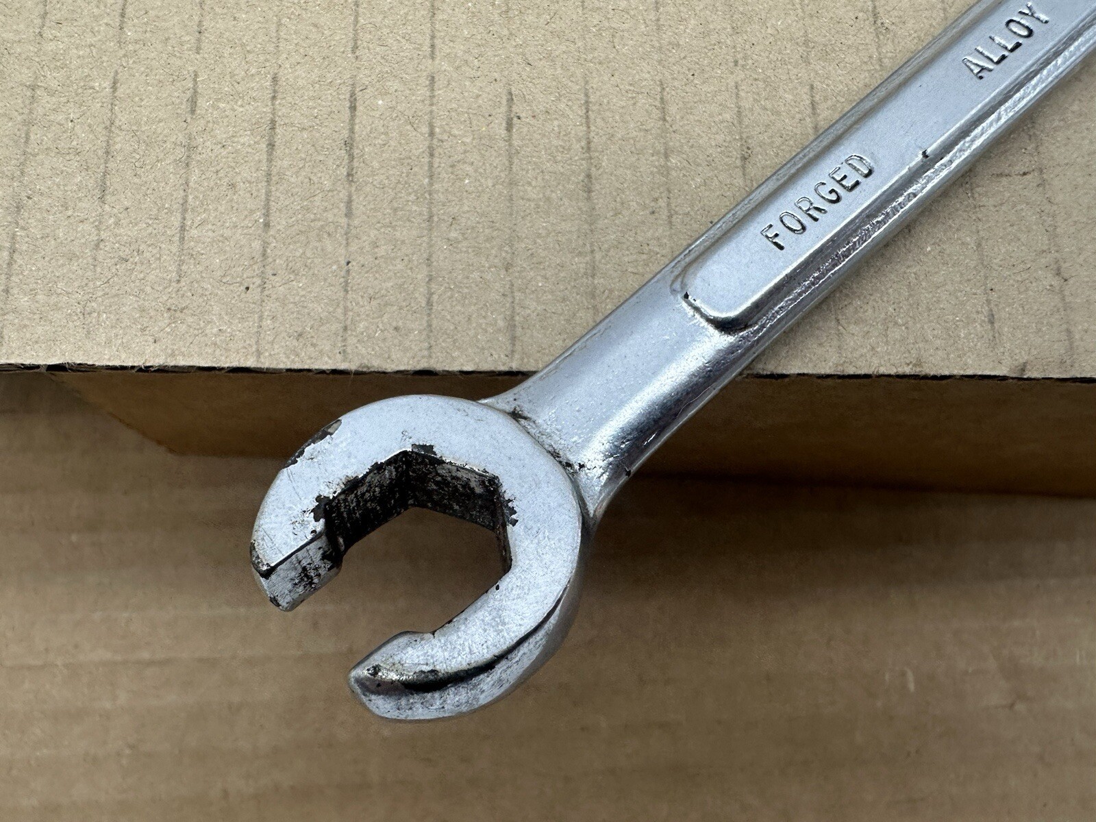 Vintage K-D Made In USA 2373 Flare Nut Wrench 13/14mm Hand Tool Open End