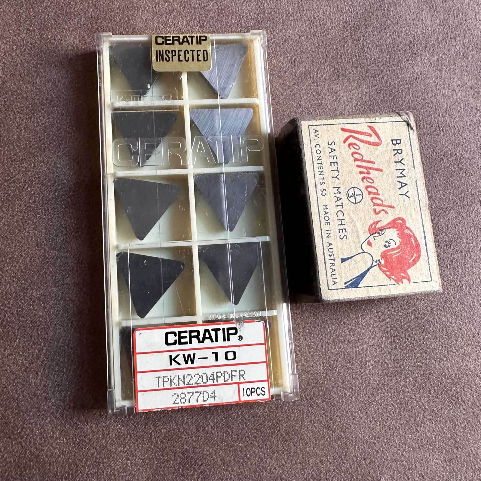AS NEW BOX 10 CERATIP KW-10 TPKN 2204 PDFR MILLING CARBIDE INCERTS MADE IN JAPAN