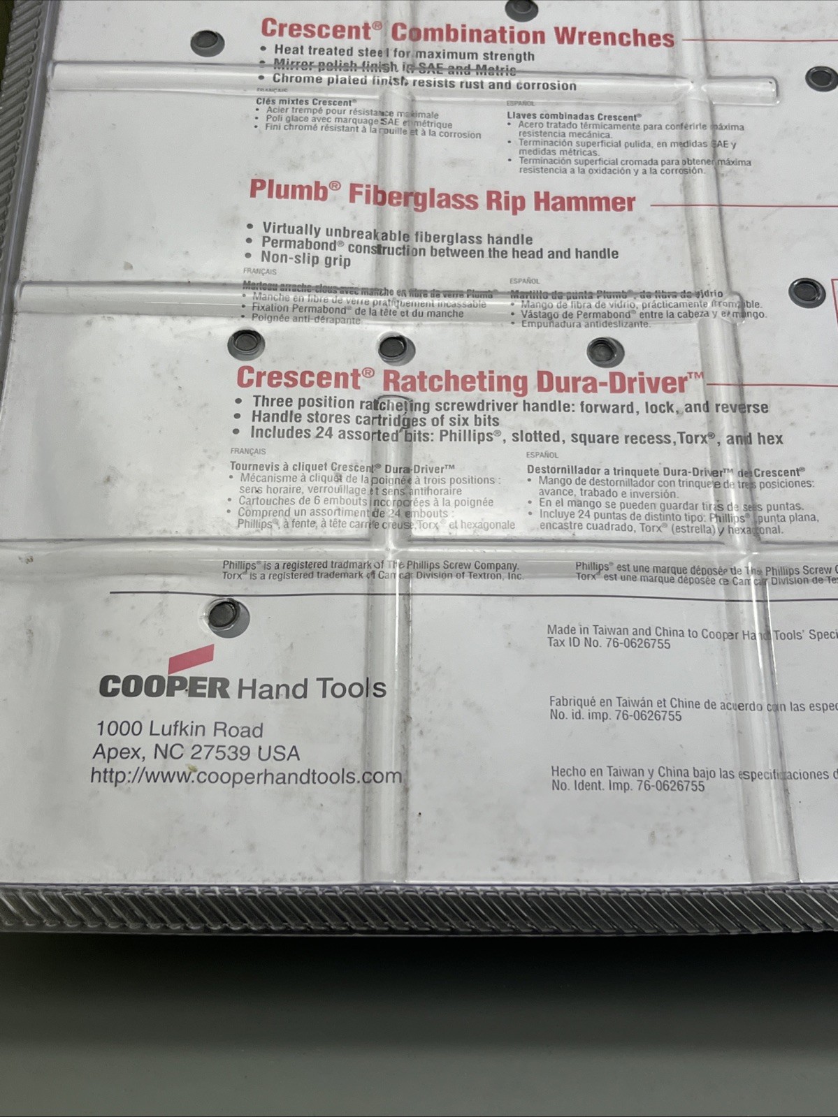 NOS 51 pc Vintage Cooper tools crescent lufkin plumb wise rear wrenches pliers