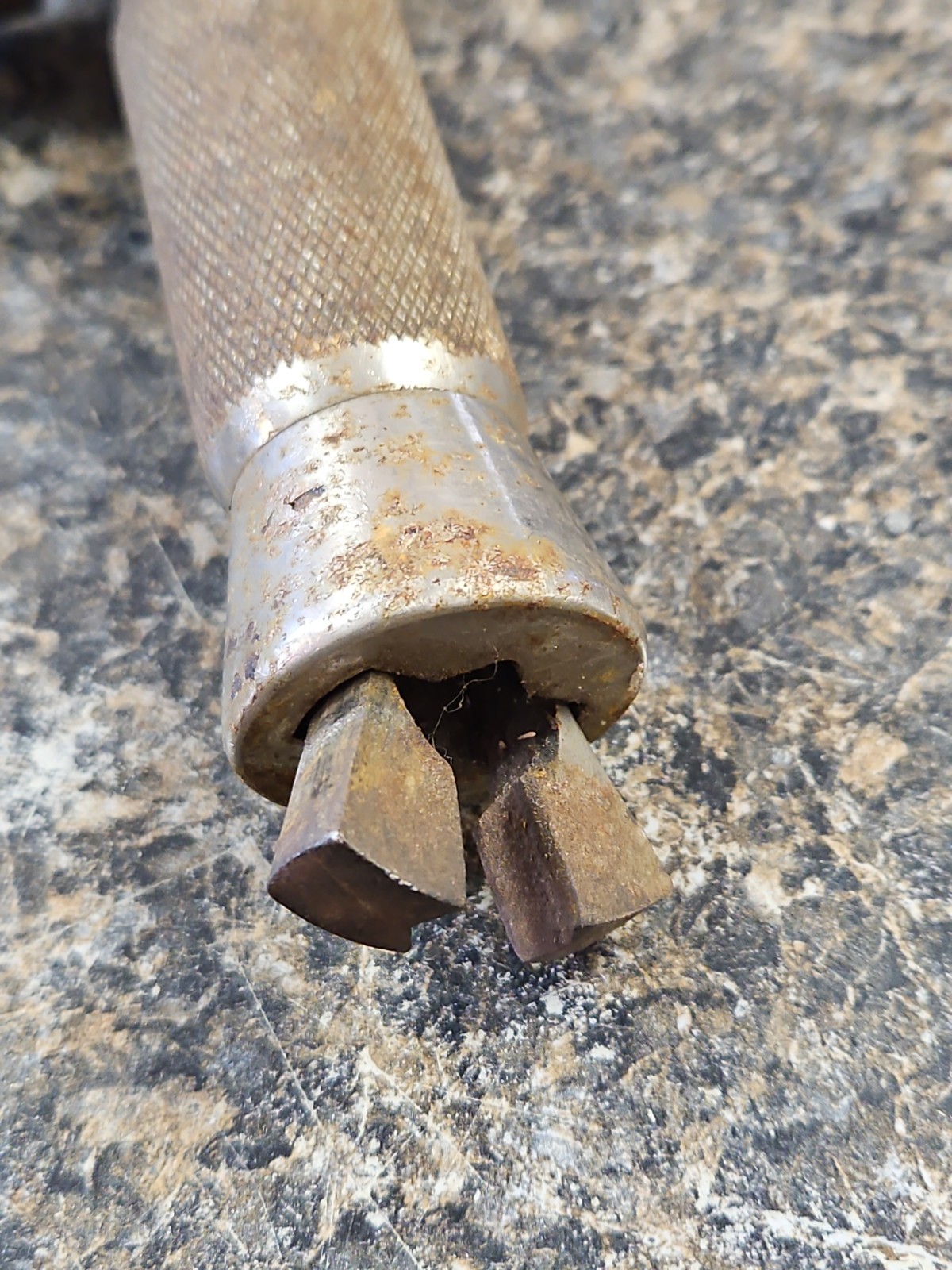 VINTAGE P.S. & W. 7010 Ratchet Bit Brace Hand Drill 10″ Sweep Woodworking Tool