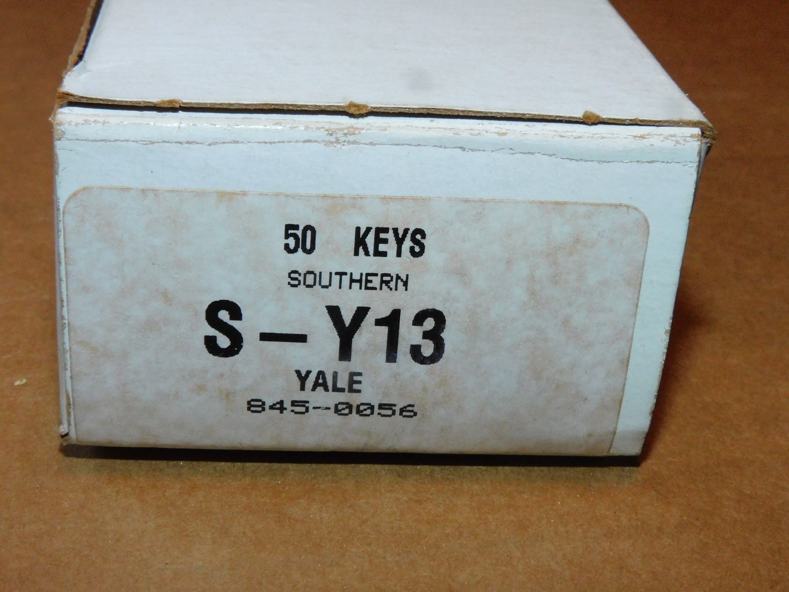 Lot of 35 Southern S – Y13 Blank Uncut Keys Yale