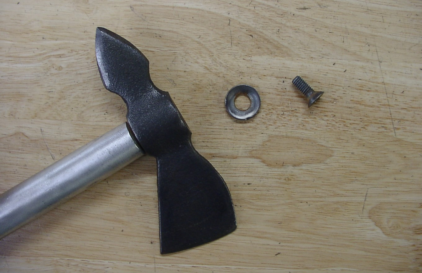 Unusual Hatchet,1lb.15oz,6-3/4″ Head,Aluminum Alloy Hollow Handle,Throwing Axe?